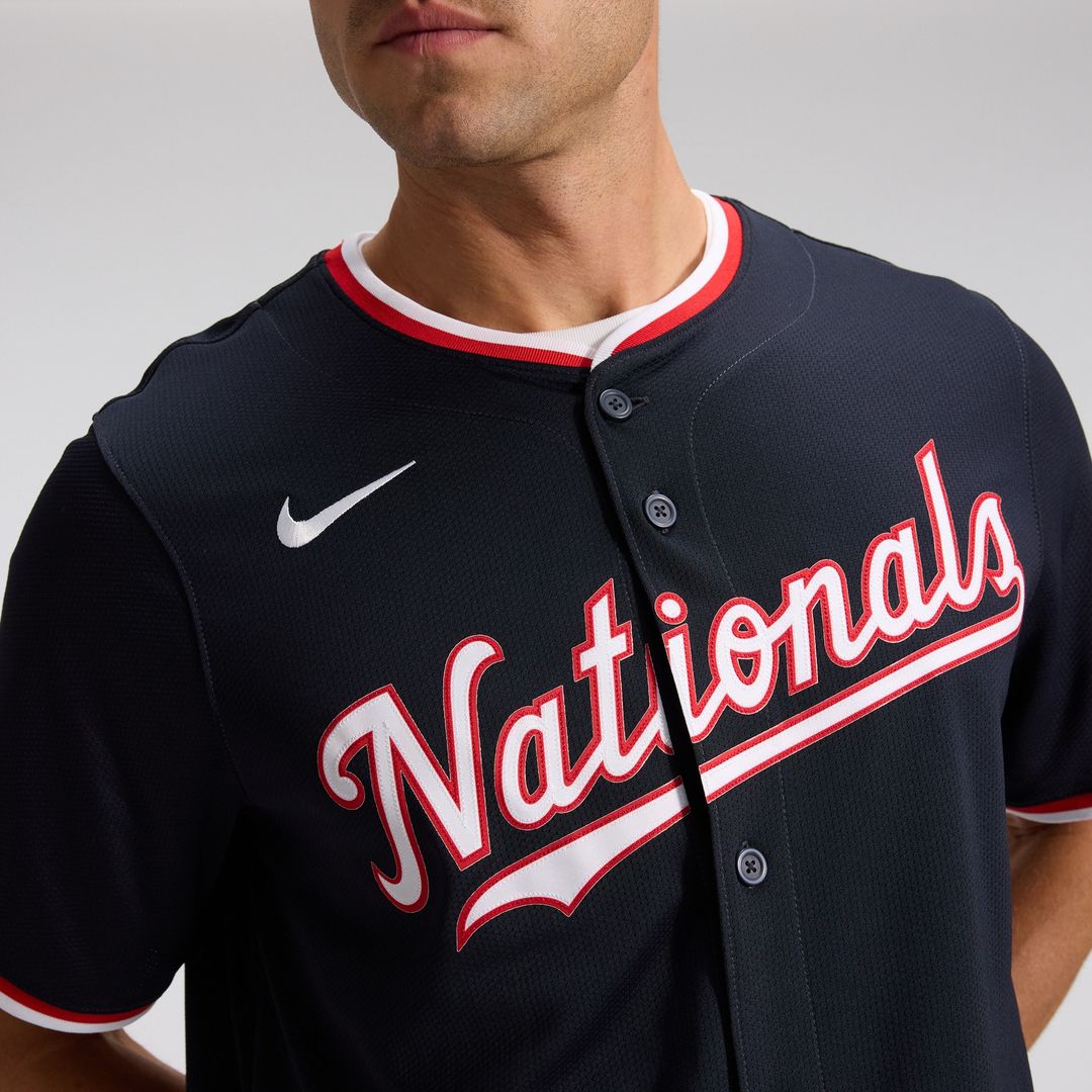 Washington Nationals James Wood Nike Alternate Limited Player Jersey - Navy Team Jersey Sports Fan Apparel
