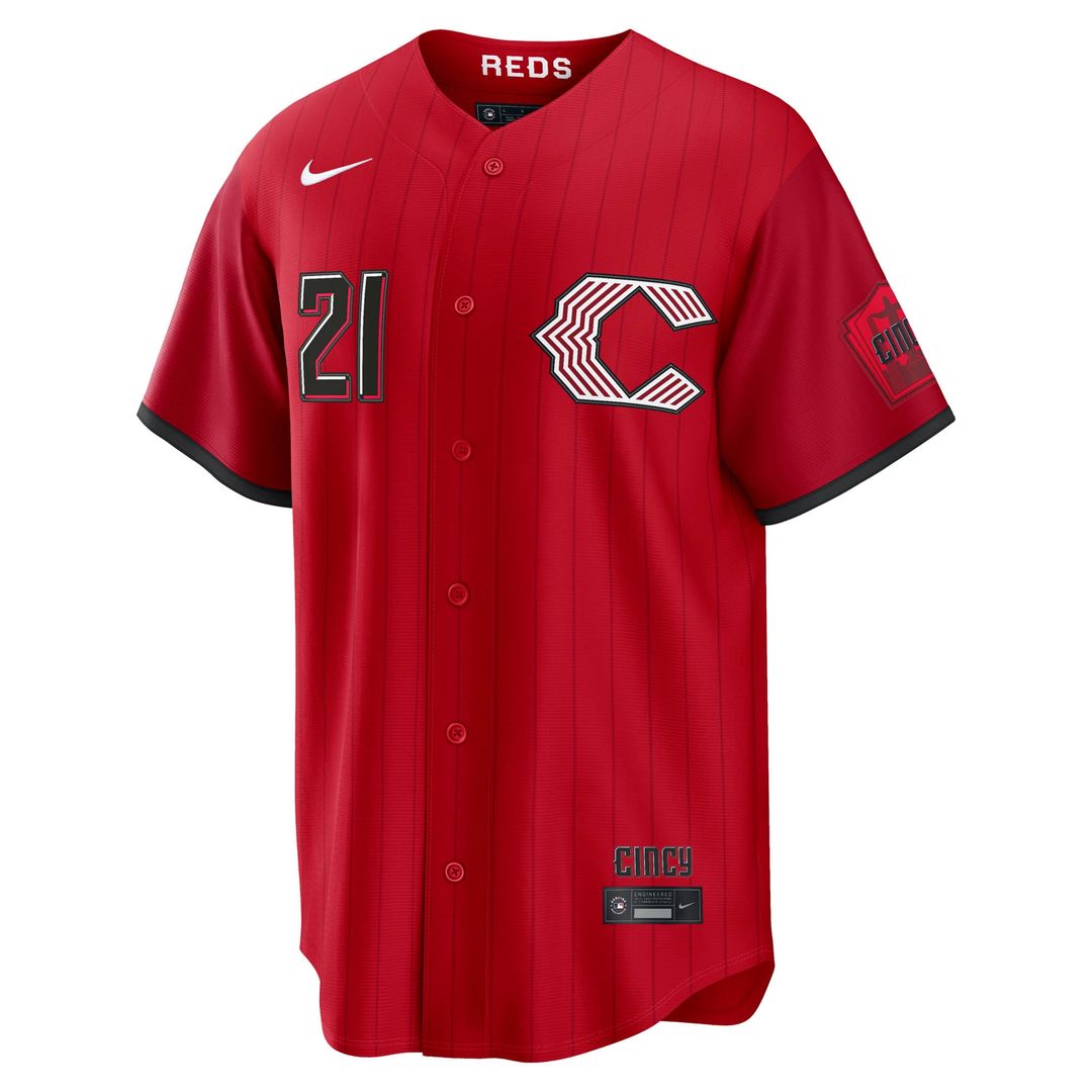 Cincinnati Reds Hunter Greene Nike 2026 City Connect Stadium Jersey - Red Team Jersey Sports Fan Apparel