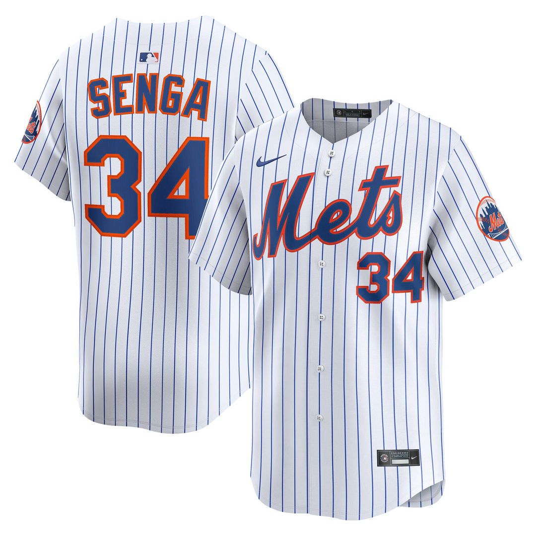New York Mets Kodai Senga Nike Home Limited Player Jersey - White Team Jersey Sports Fan Apparel