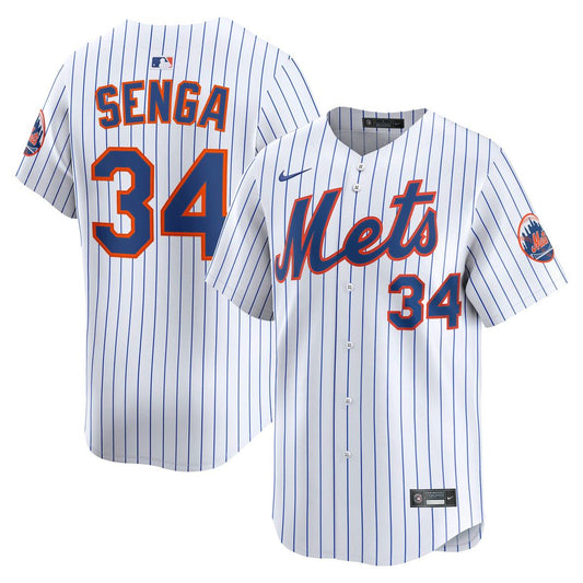 New York Mets Kodai Senga Nike Home Limited Player Jersey - White Team Jersey Sports Fan Apparel