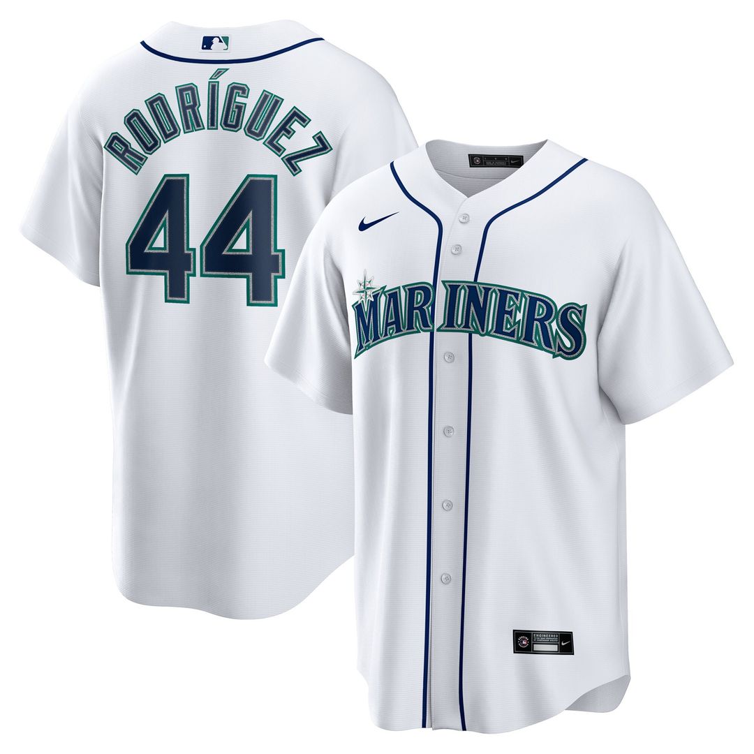Seattle Mariners Julio Rodriguez Nike Home Replica Player Jersey - White Team Jersey Sports Fan Apparel