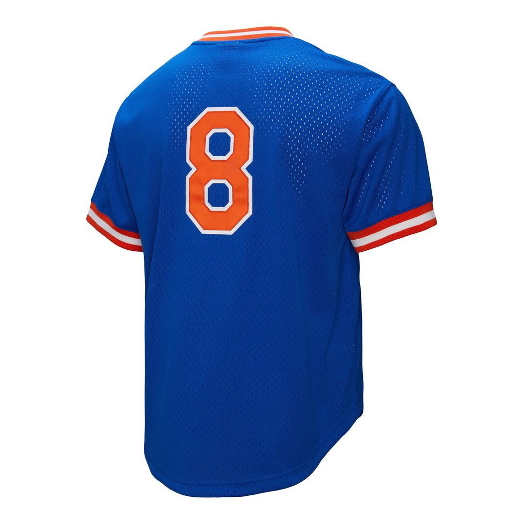 New York Mets Gary Carter Mitchell & Ness Big & Tall Cooperstown Mesh Batting Practice Jersey - Royal Team Jersey Sports Fan Apparel