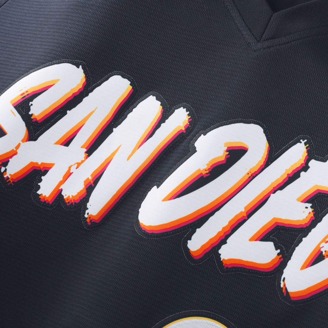 San Diego Padres Nike 2026 City Connect Stadium Jersey - Obsidian Team Jersey Sports Fan Apparel
