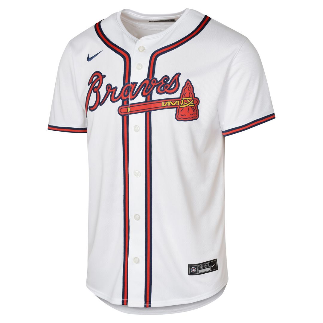 Atlanta Braves Ronald Acuña Jr. Nike Youth Home Limited Player Jersey - White Team Jersey Sports Fan Apparel