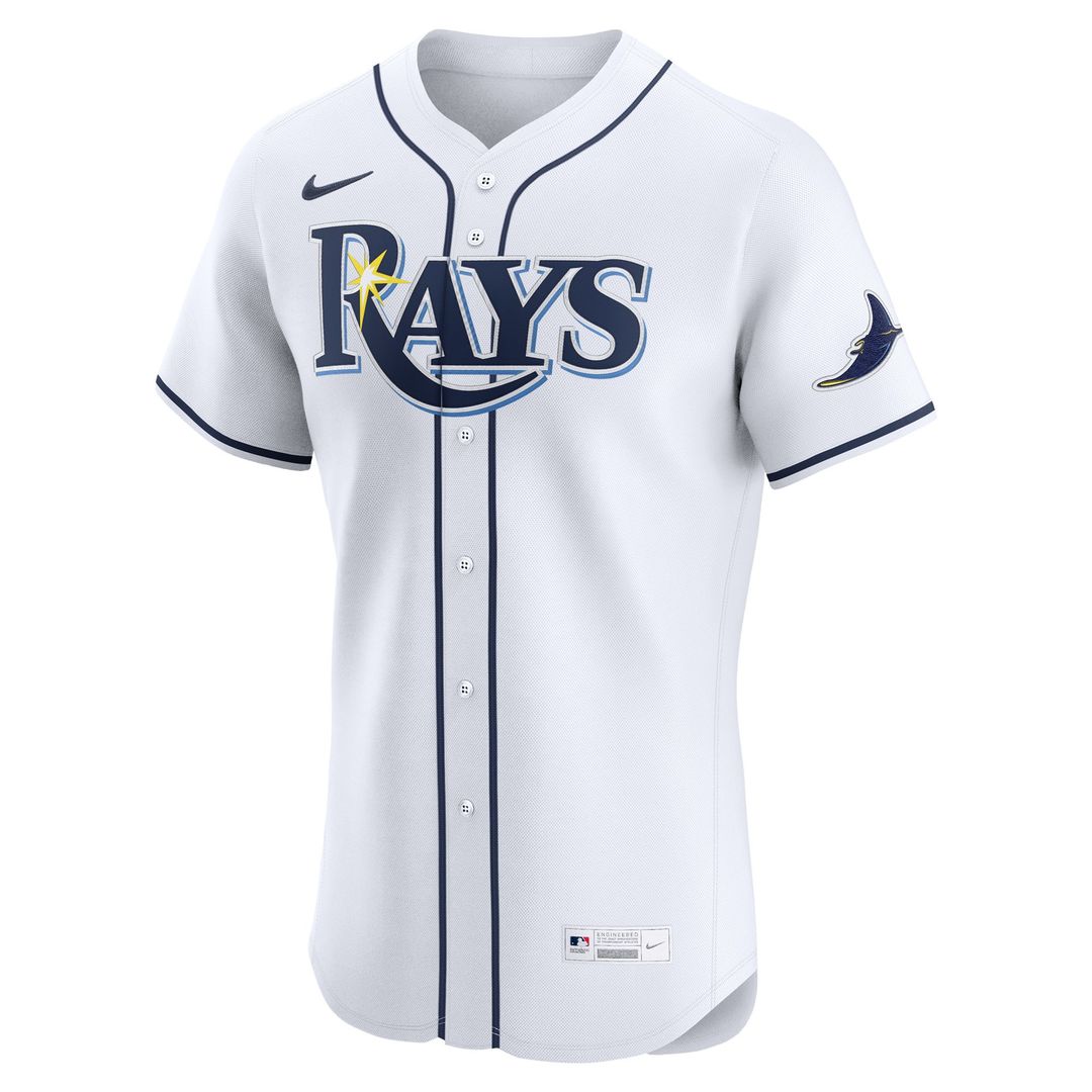 Tampa Bay Rays Nike Home Elite Jersey - White Team Jersey Sports Fan Apparel