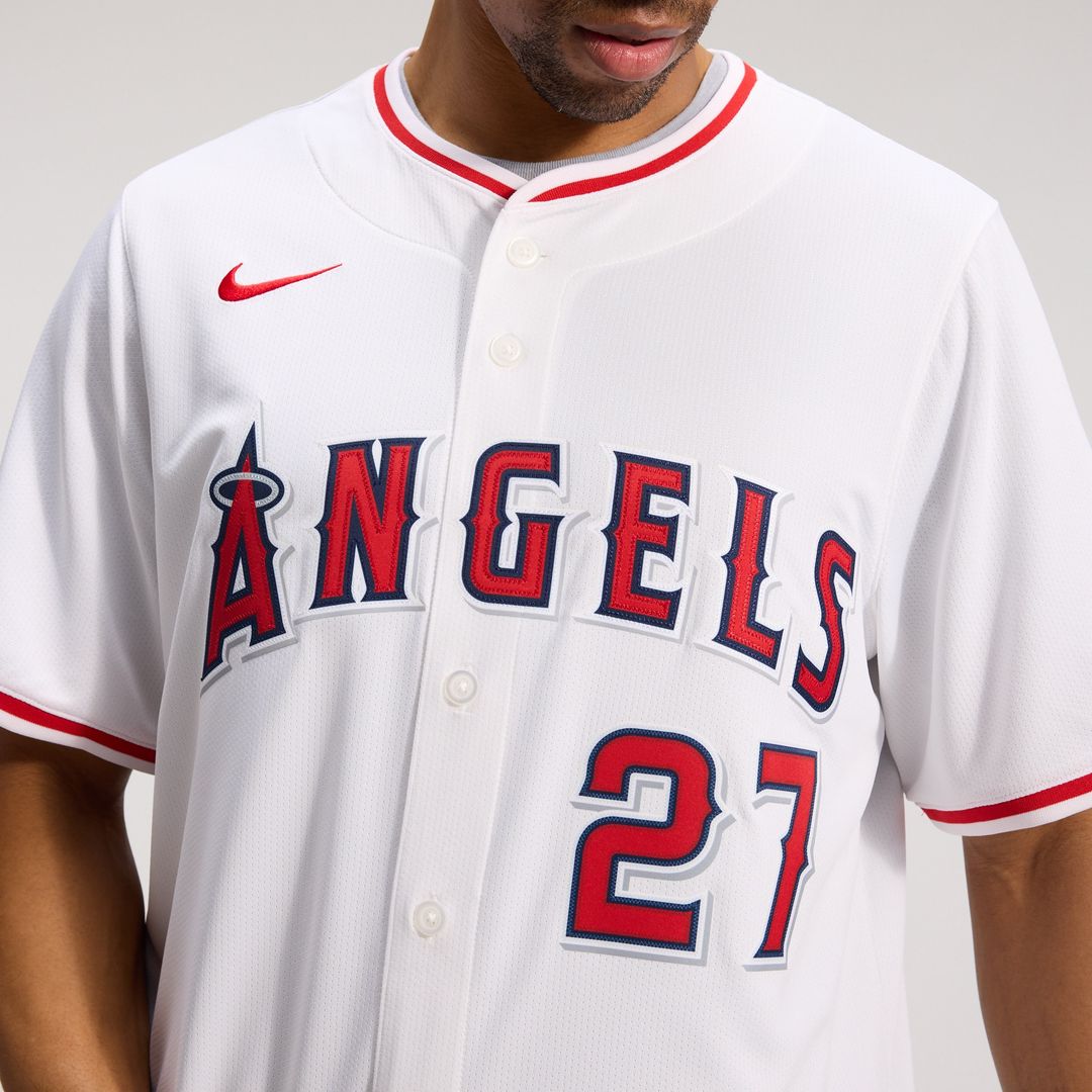 Los Angeles Angels Mike Trout Nike Home Limited Player Jersey - White Team Jersey Sports Fan Apparel