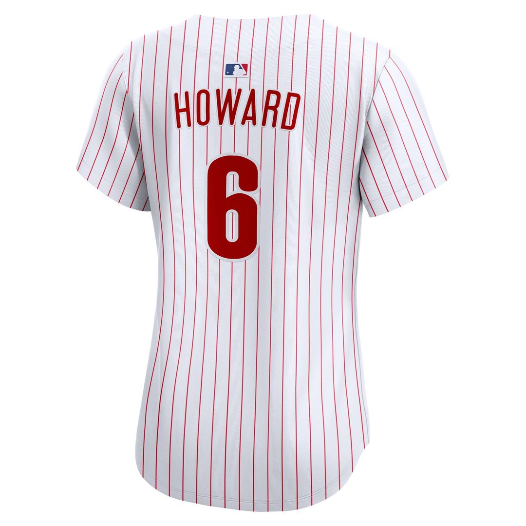 Philadelphia Phillies Ryan Howard Nike Women's Limited Jersey - White Team Jersey Sports Fan Apparel
