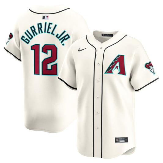 Arizona Diamondbacks Lourdes Gurriel Jr. Nike Home Limited Player Jersey - Cream Team Jersey Sports Fan Apparel
