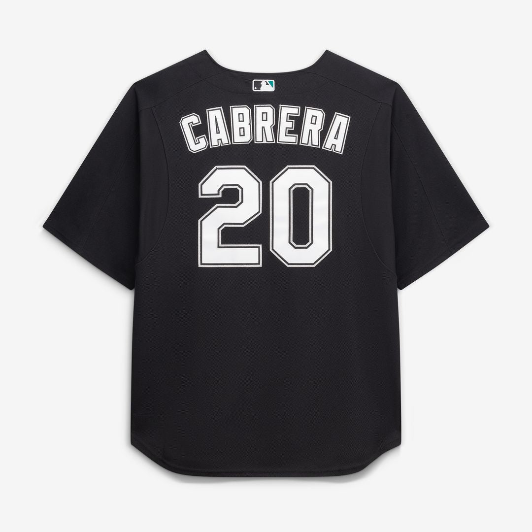 Miami Marlins Miguel Cabrera Mitchell & Ness Big & Tall Cooperstown Mesh Batting Practice Jersey - Black Team Jersey Sports Fan Apparel