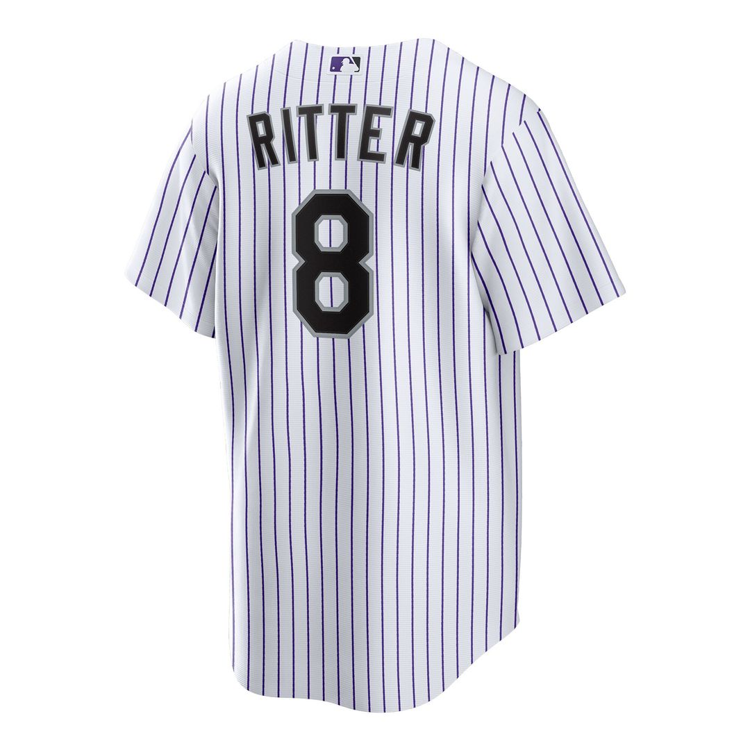 Colorado Rockies Ryan Ritter Nike Home Replica Jersey - White Team Jersey Sports Fan Apparel