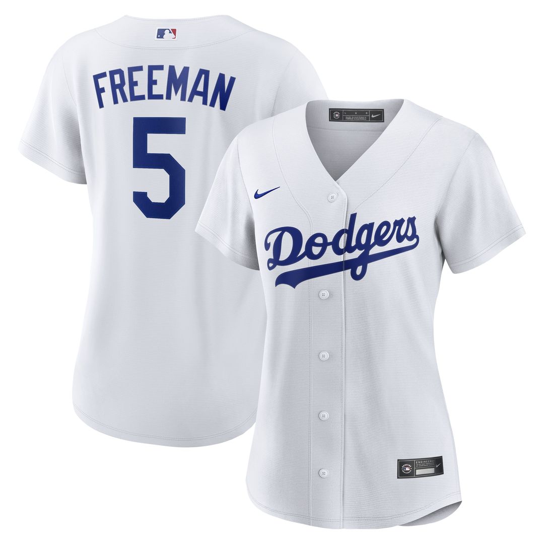 Los Angeles Dodgers Freddie Freeman Nike Women's Home Replica Jersey - White Team Jersey Sports Fan Apparel
