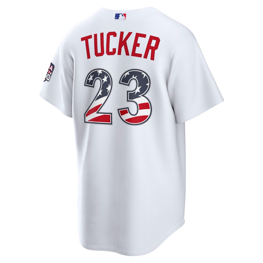 Los Angeles Dodgers Kyle Tucker Nike USA 250 Fourth of July Home Stadium Jersey - White Team Jersey Sports Fan Apparel