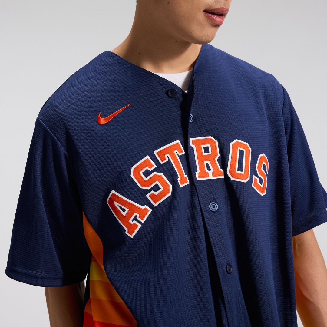 Houston Astros Jose Altuve Nike Alternate 2 Replica Jersey - Navy Team Jersey Sports Fan Apparel