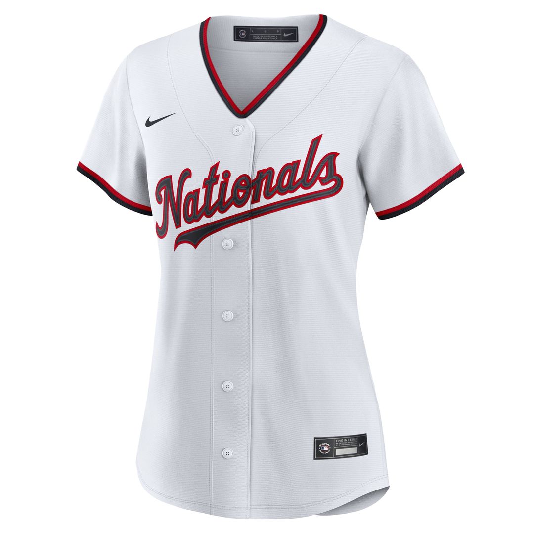 Washington Nationals Nike Women's Home Replica 2.0 Jersey - White Team Jersey Sports Fan Apparel