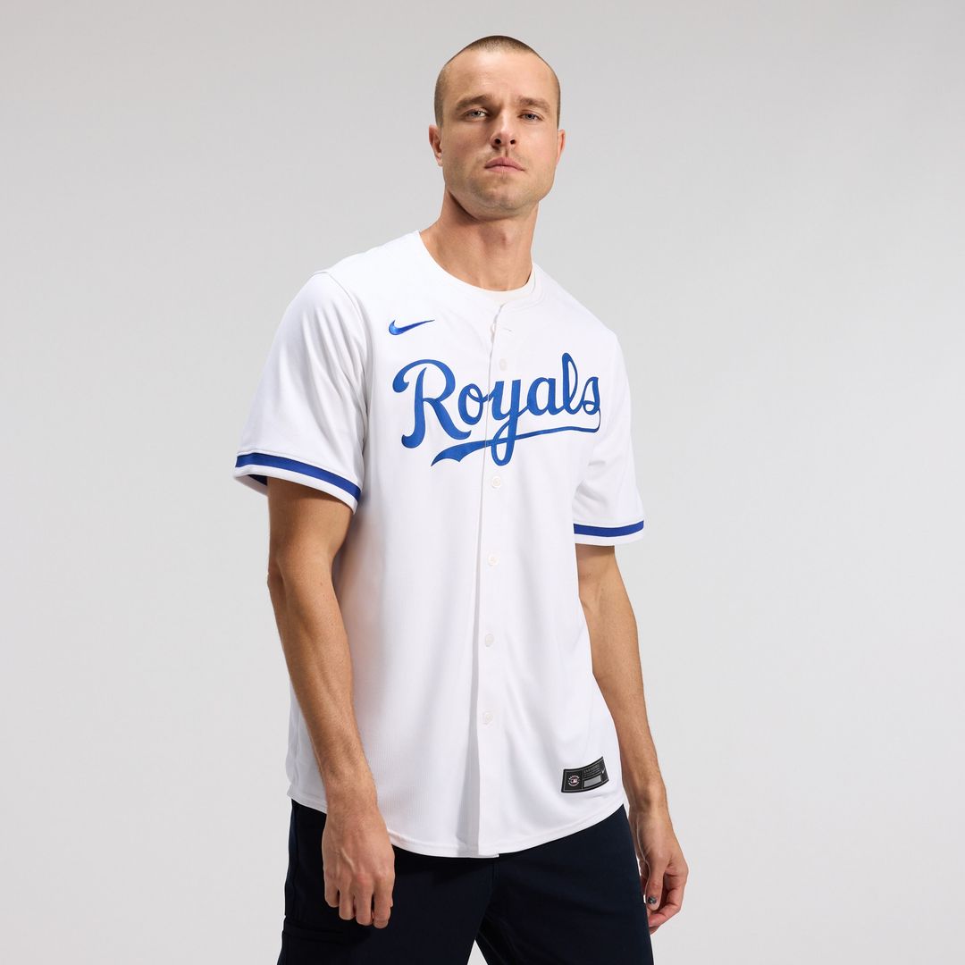 Kansas City Royals Nike Home Limited Jersey - White Team Jersey Sports Fan Apparel