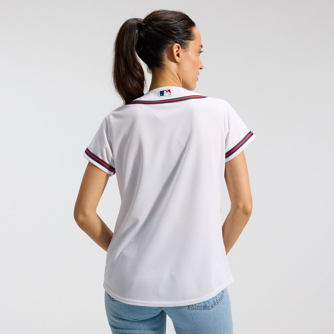Atlanta Braves Nike Women's Home Replica Team Jersey - White Team Jersey Sports Fan Apparel