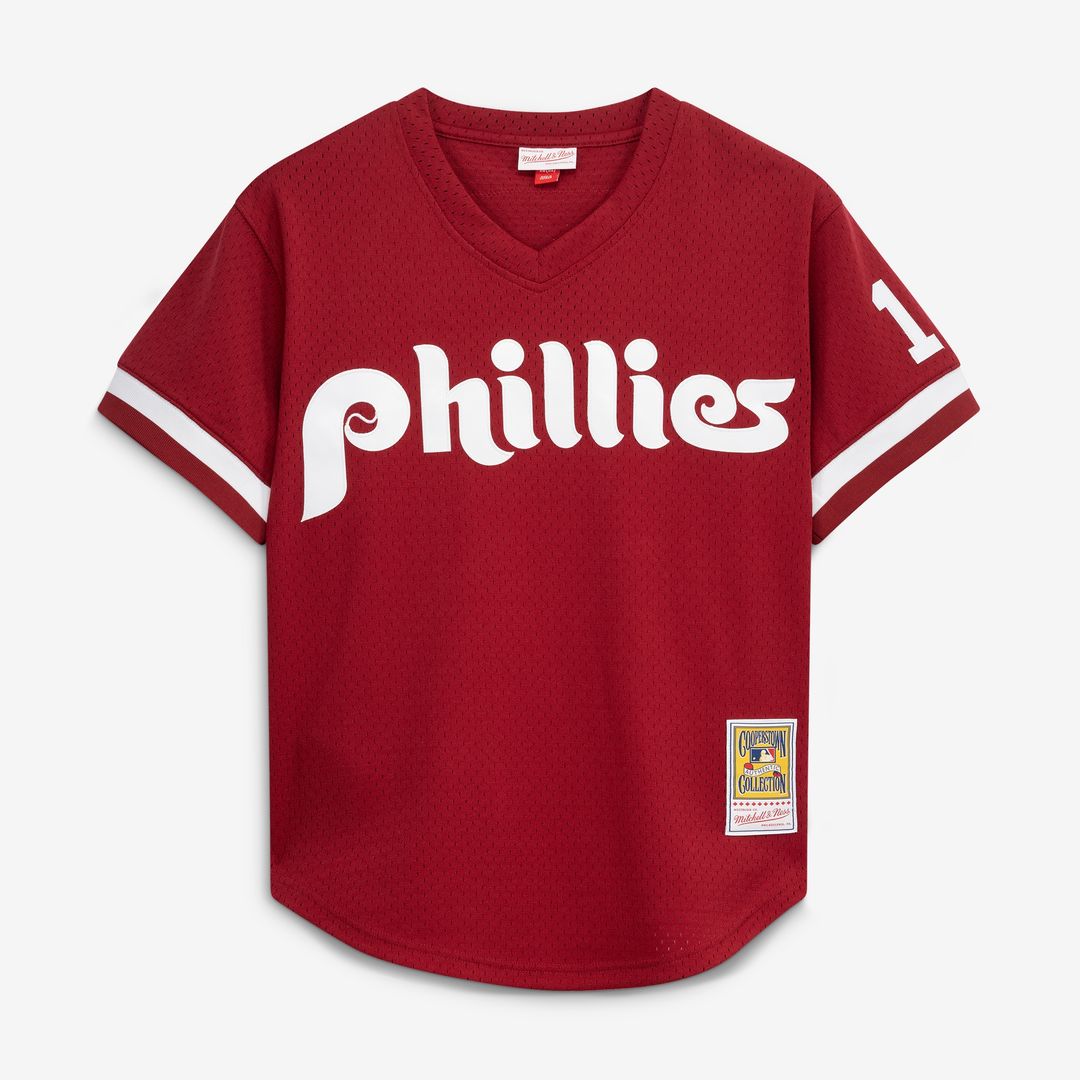 Philadelphia Phillies Darren Daulton Mitchell & Ness Authentic Batting Practice Jersey - Scarlet Team Jersey Sports Fan Apparel