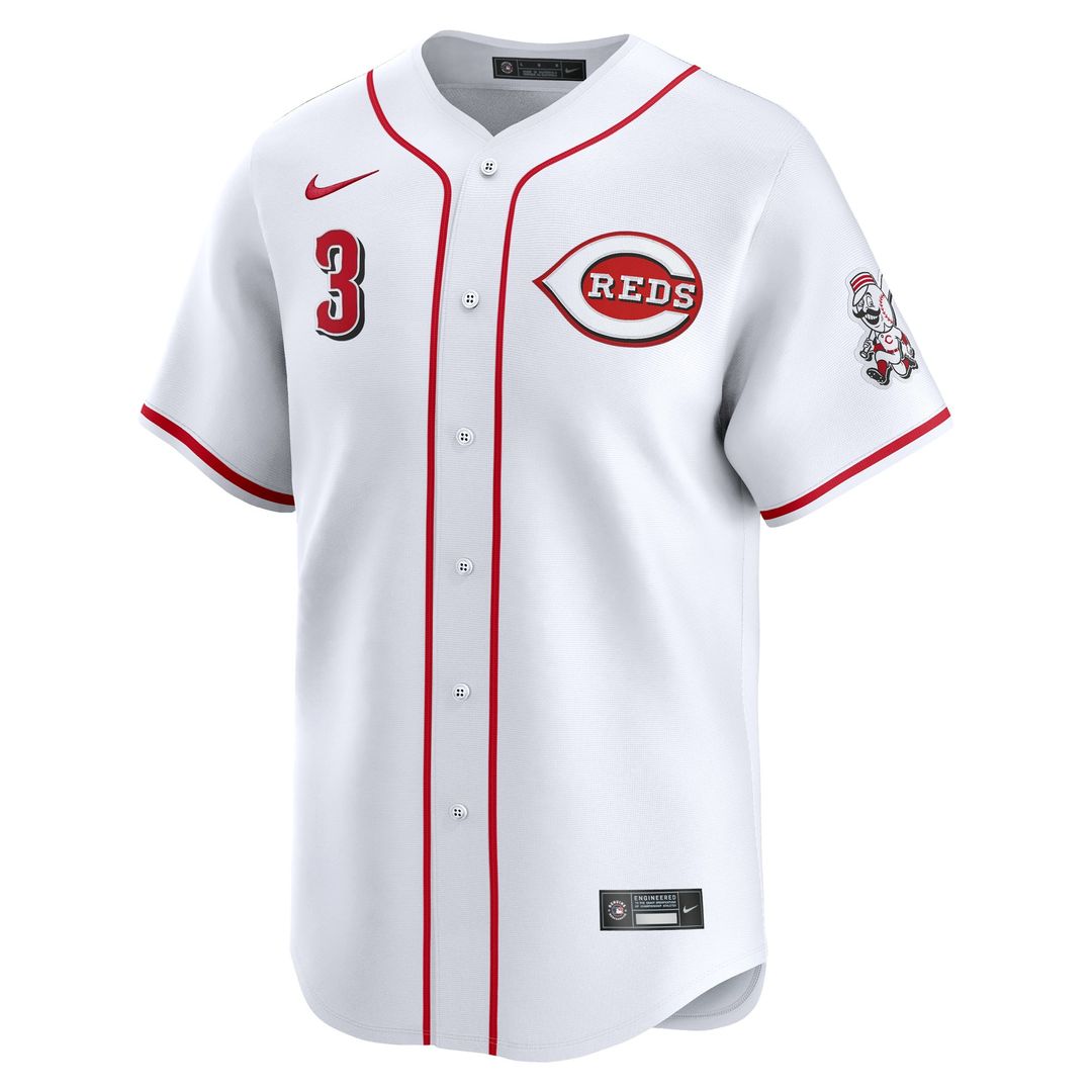 Cincinnati Reds Ke'Bryan Hayes Nike Home Limited Player Jersey - White Team Jersey Sports Fan Apparel