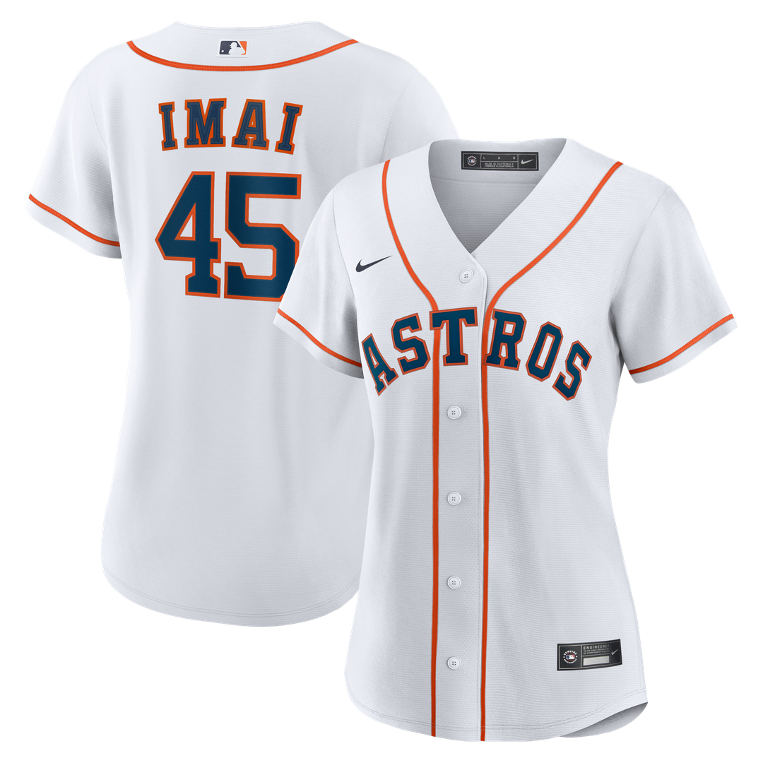 Houston Astros Tatsuya Imai Nike Women's Home Replica Jersey - White Team Jersey Sports Fan Apparel