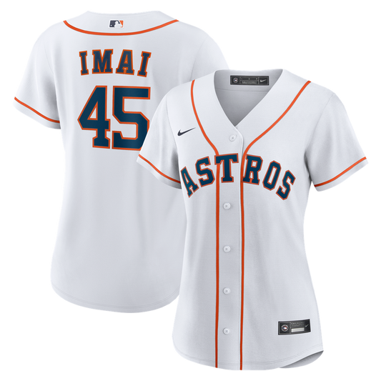Houston Astros Tatsuya Imai Nike Women's Home Replica Jersey - White Team Jersey Sports Fan Apparel