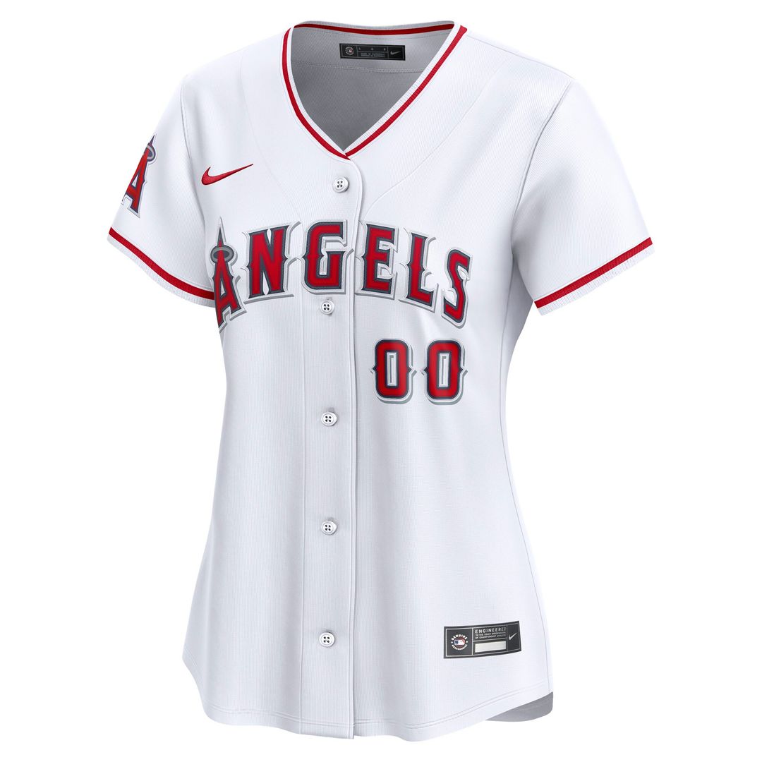 Los Angeles Angels Nike Women's Home Limited Custom Jersey - White Team Jersey Sports Fan Apparel