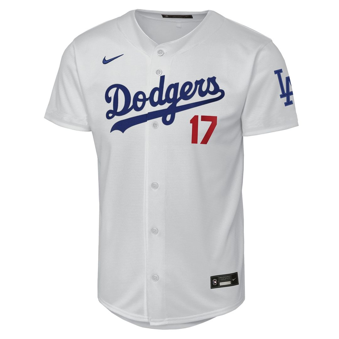 Los Angeles Dodgers Shohei Ohtani Nike Youth Home Stadium Jersey - White Team Jersey Sports Fan Apparel