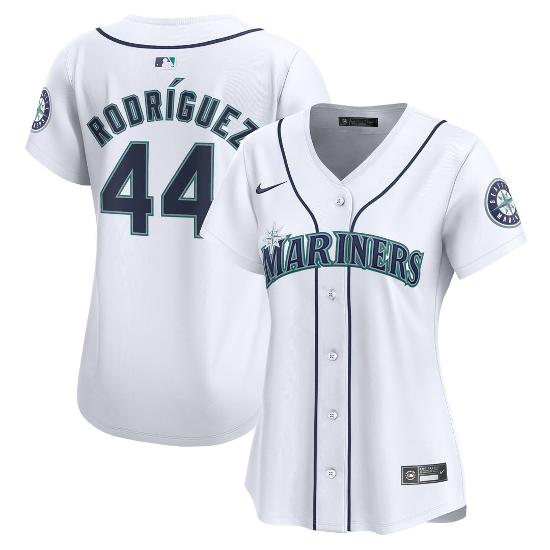 Seattle Mariners Julio Rodríguez Nike Women's Home Limited Player Jersey - White Team Jersey Sports Fan Apparel