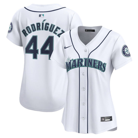 Seattle Mariners Julio Rodríguez Nike Women's Home Limited Player Jersey - White Team Jersey Sports Fan Apparel