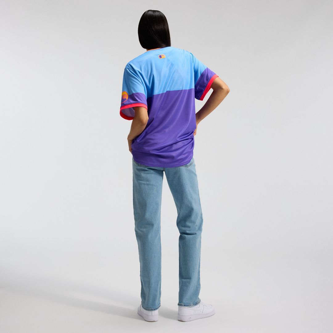 Colorado Rockies Nike Women's 2025 City Connect Limited Jersey - Purple/Light Blue Team Jersey Sports Fan Apparel