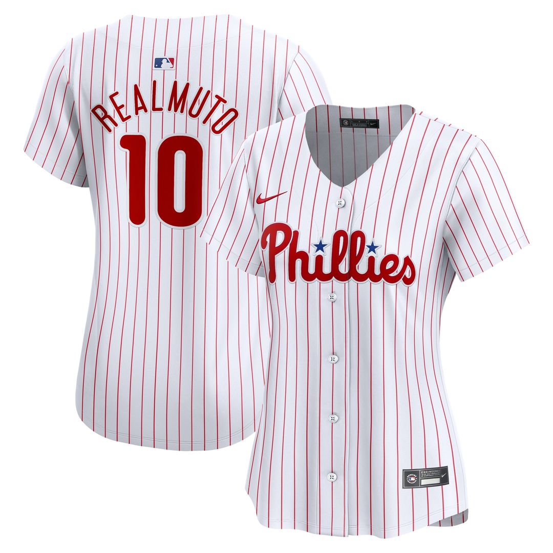 Philadelphia Phillies J.T. Realmuto Nike Women's Home Limited Player Jersey - White Team Jersey Sports Fan Apparel