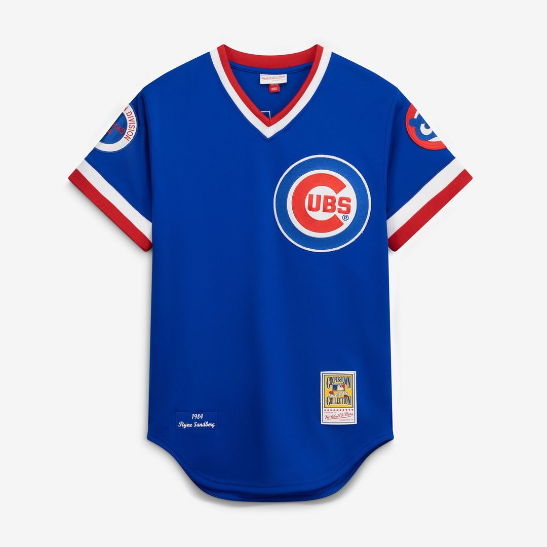 Chicago Cubs Ryne Sandberg 1984 Mitchell & Ness Throwback Authentic Jersey - Royal Team Jersey Sports Fan Apparel