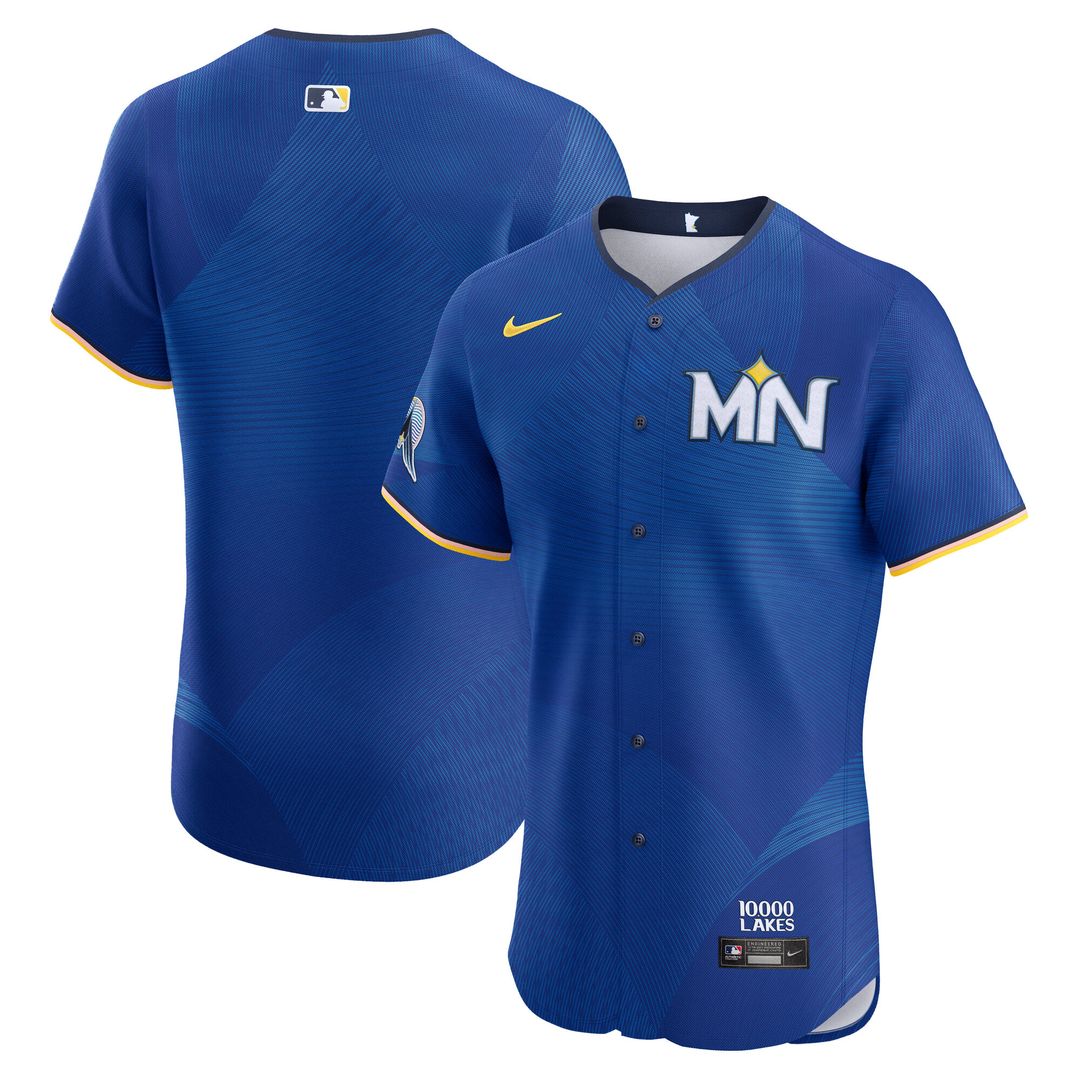 Minnesota Twins Nike City Connect Elite Jersey - Royal Team Jersey Sports Fan Apparel