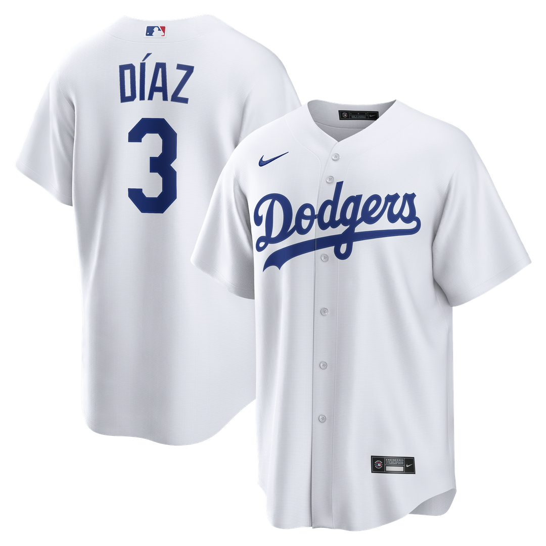 Los Angeles Dodgers Edwin Díaz Nike Home Replica Jersey - White Team Jersey Sports Fan Apparel