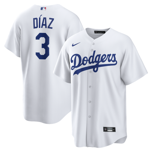 Los Angeles Dodgers Edwin Díaz Nike Home Replica Jersey - White Team Jersey Sports Fan Apparel