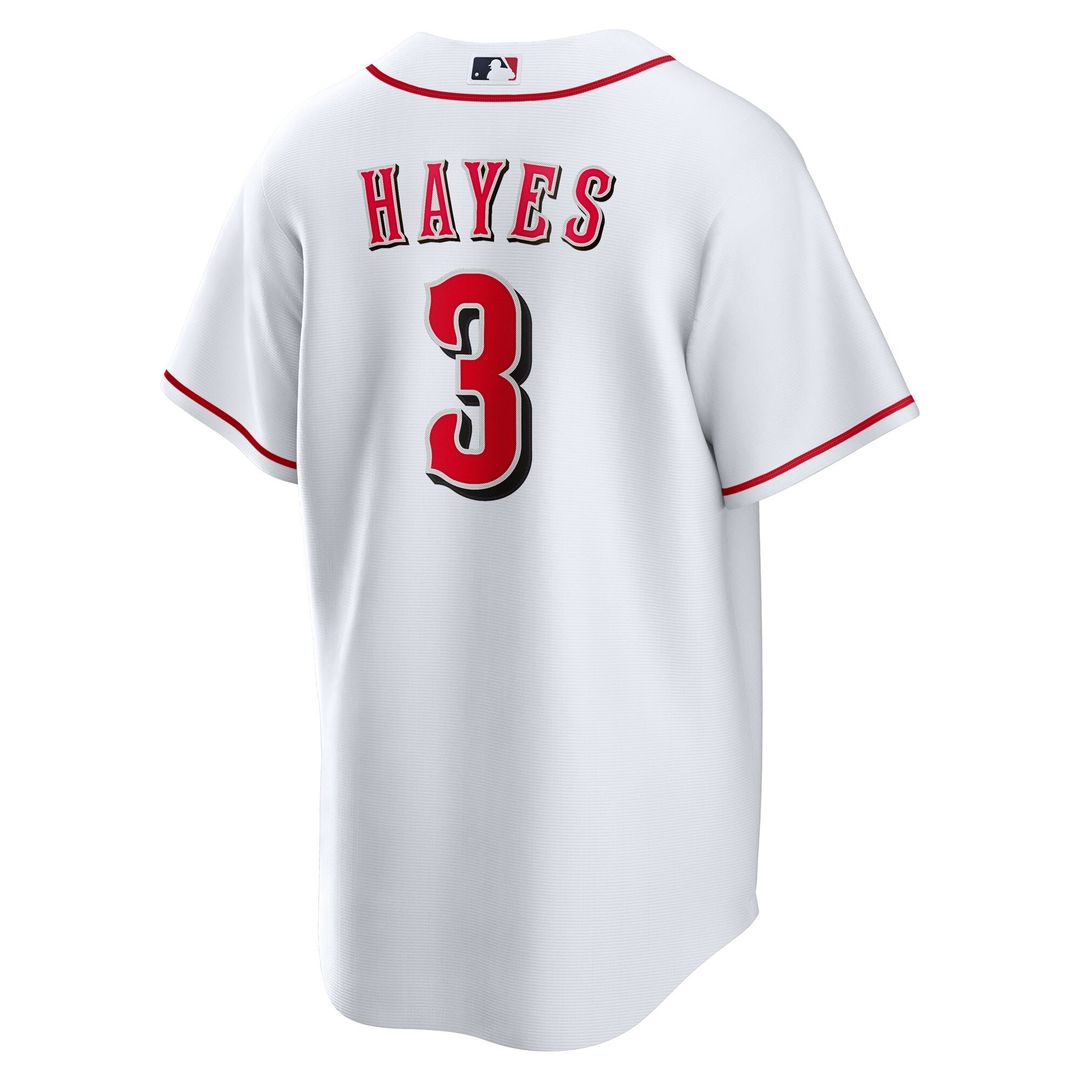Cincinnati Reds Ke'Bryan Hayes Nike Home Replica Jersey - White Team Jersey Sports Fan Apparel
