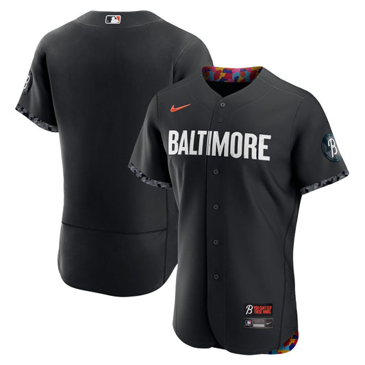 Baltimore Orioles Nike City Connect Authentic Jersey - Black Team Jersey Sports Fan Apparel