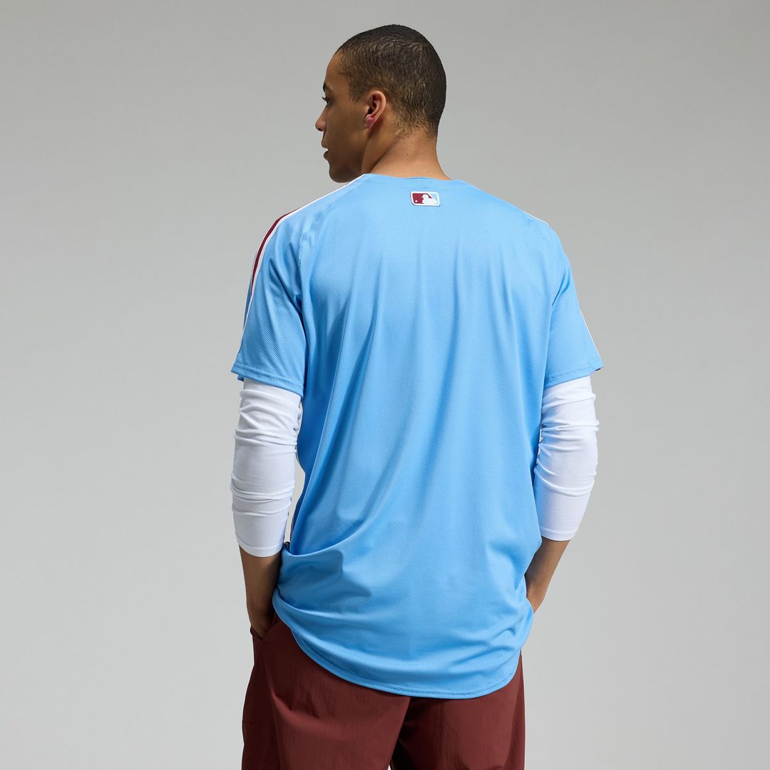 Philadelphia Phillies Nike Alternate Elite Jersey - Light Blue Team Jersey Sports Fan Apparel