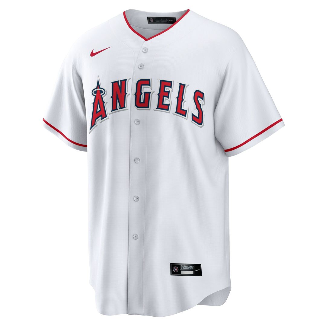 Los Angeles Angels Nolan Schanuel Nike Home Replica Jersey - White Team Jersey Sports Fan Apparel
