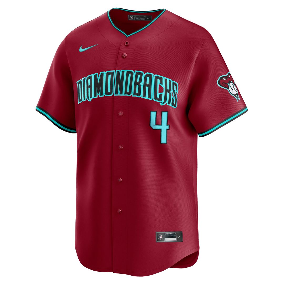 Arizona Diamondbacks Ketel Marte Nike Alternate Limited Jersey - Black Team Jersey Sports Fan Apparel
