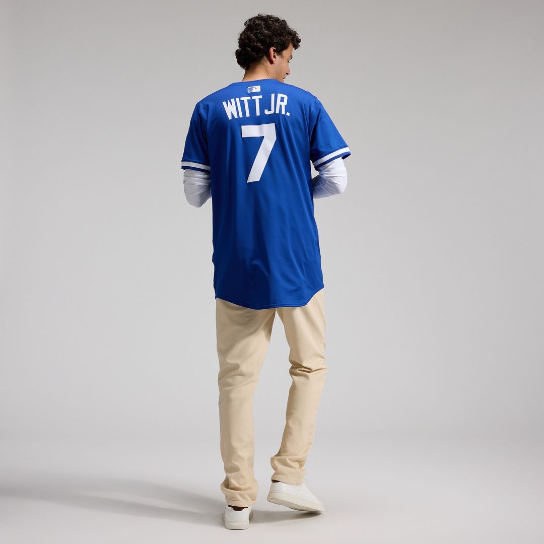 Kansas City Royals Bobby Witt Jr. Nike Home ElitePlayer Jersey - White Team Jersey Sports Fan Apparel