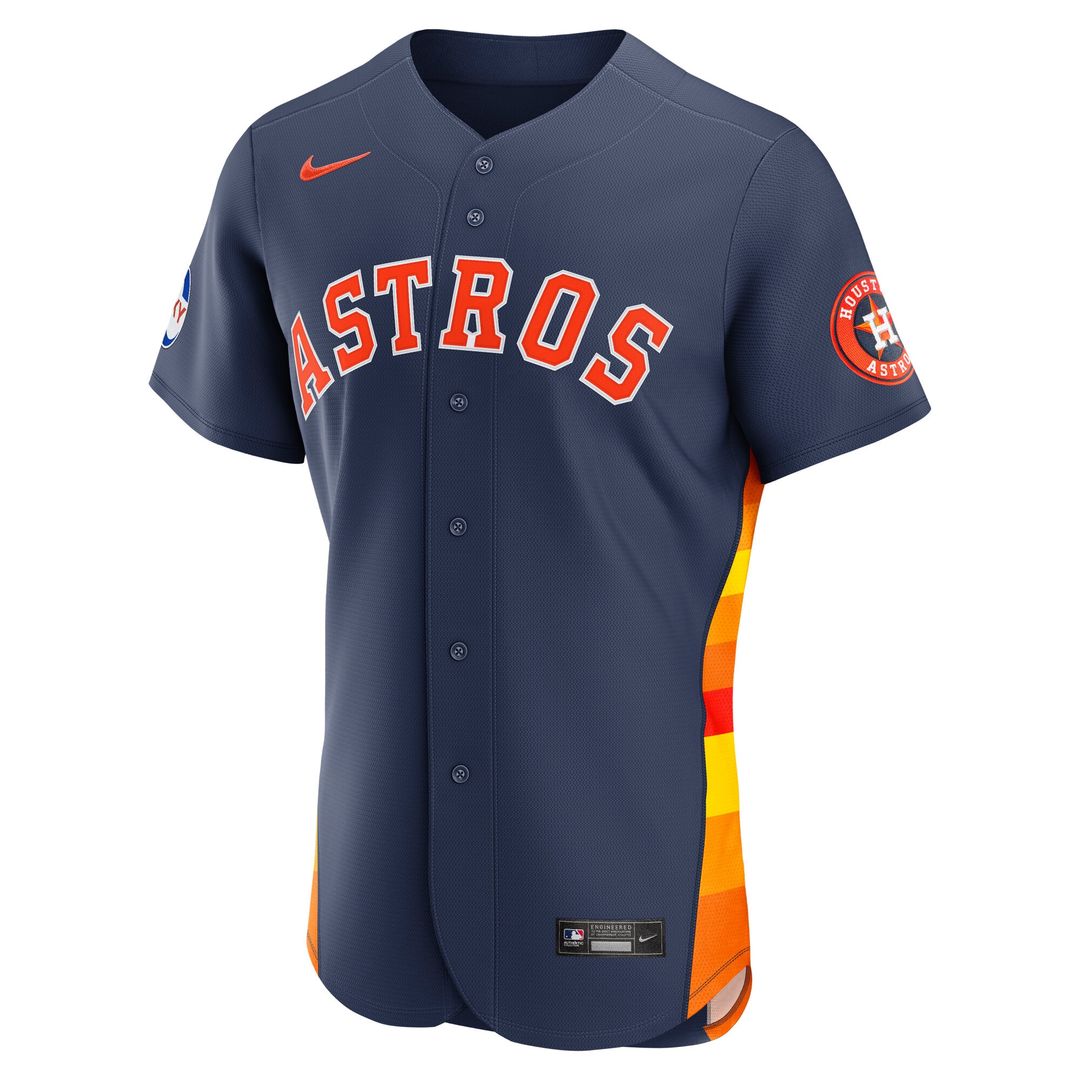 Houston Astros Nike Alternate 2 Authentic Jersey - Navy Team Jersey Sports Fan Apparel