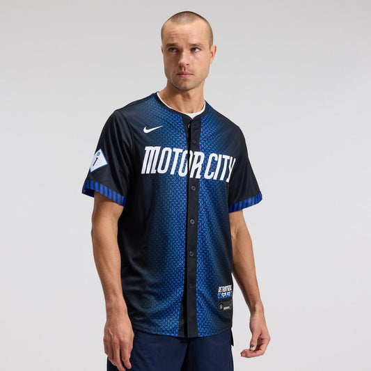 Detroit Tigers Nike City Connect Limited Jersey - Blue Team Jersey Sports Fan Apparel