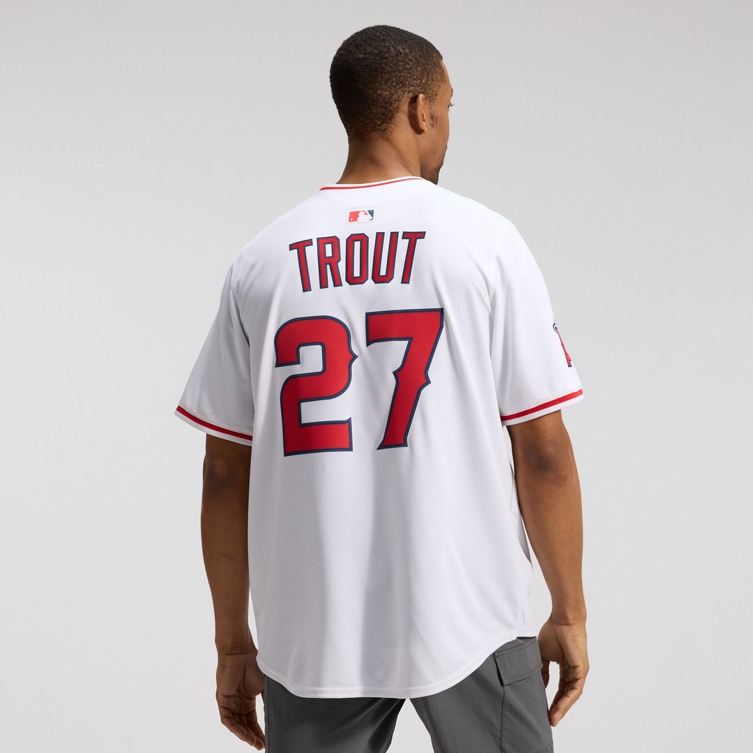 Los Angeles Angels Mike Trout Nike Home Limited Player Jersey - White Team Jersey Sports Fan Apparel