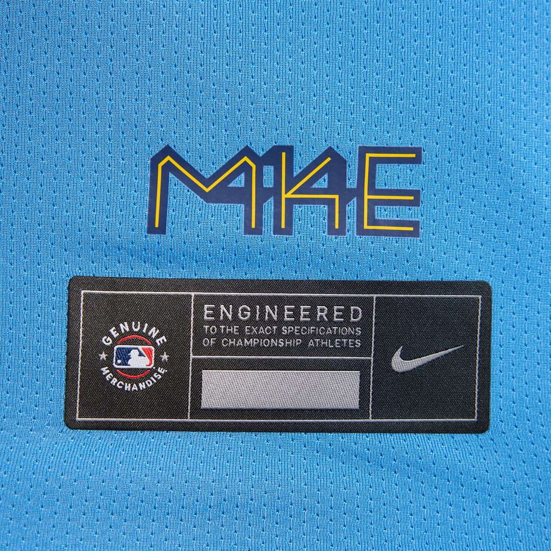 Milwaukee Brewers Nike City Connect Limited Jersey - Light Blue Team Jersey Sports Fan Apparel