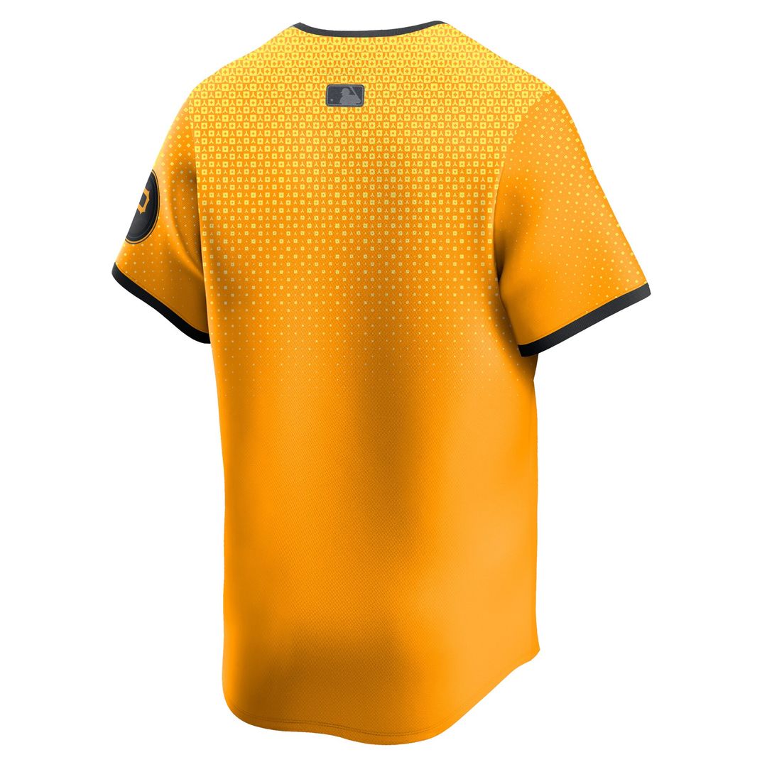 Pittsburgh Pirates Nike City Connect Limited Jersey - Gold Team Jersey Sports Fan Apparel