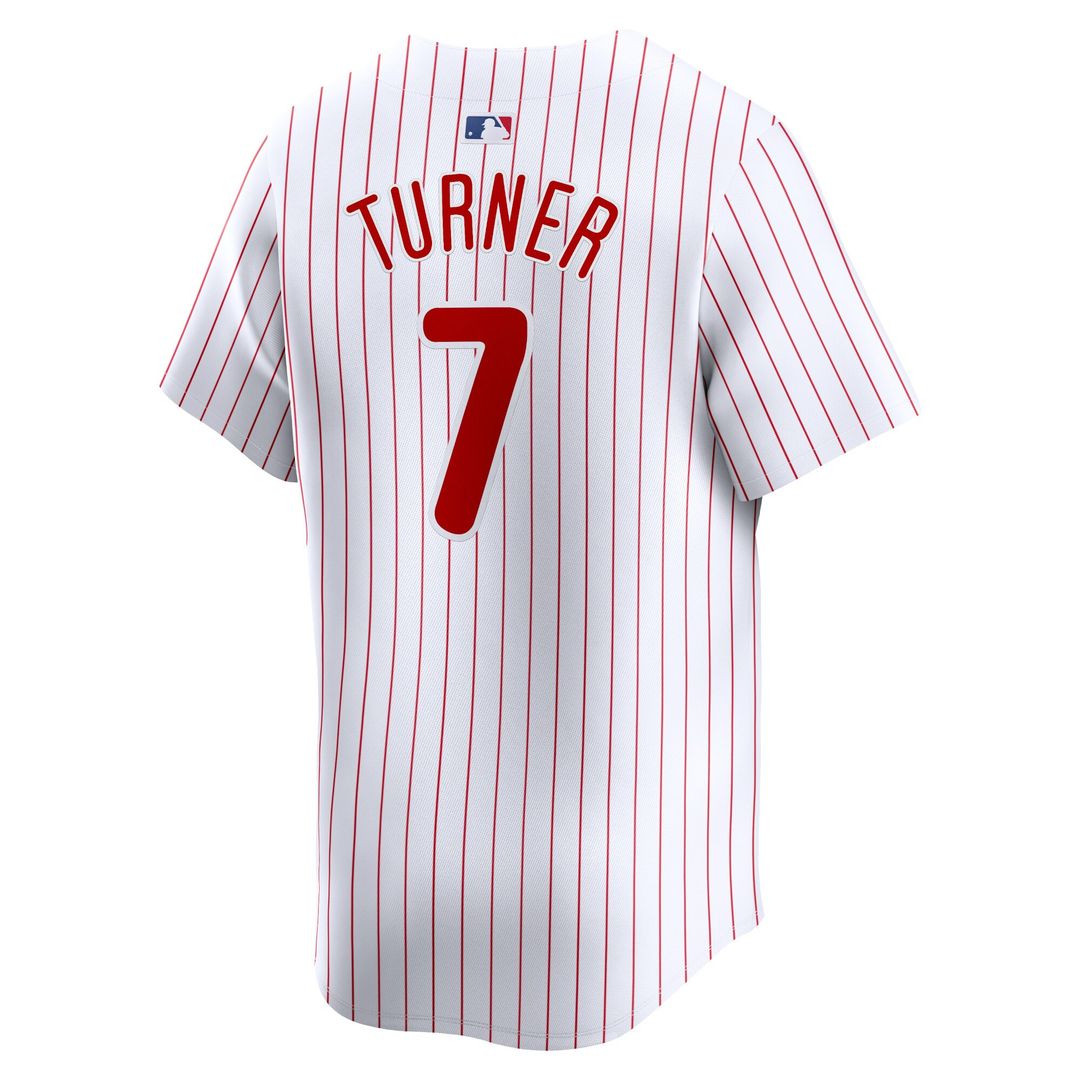 Philadelphia Phillies Trea Turner Nike Home Limited Player Jersey - White Team Jersey Sports Fan Apparel