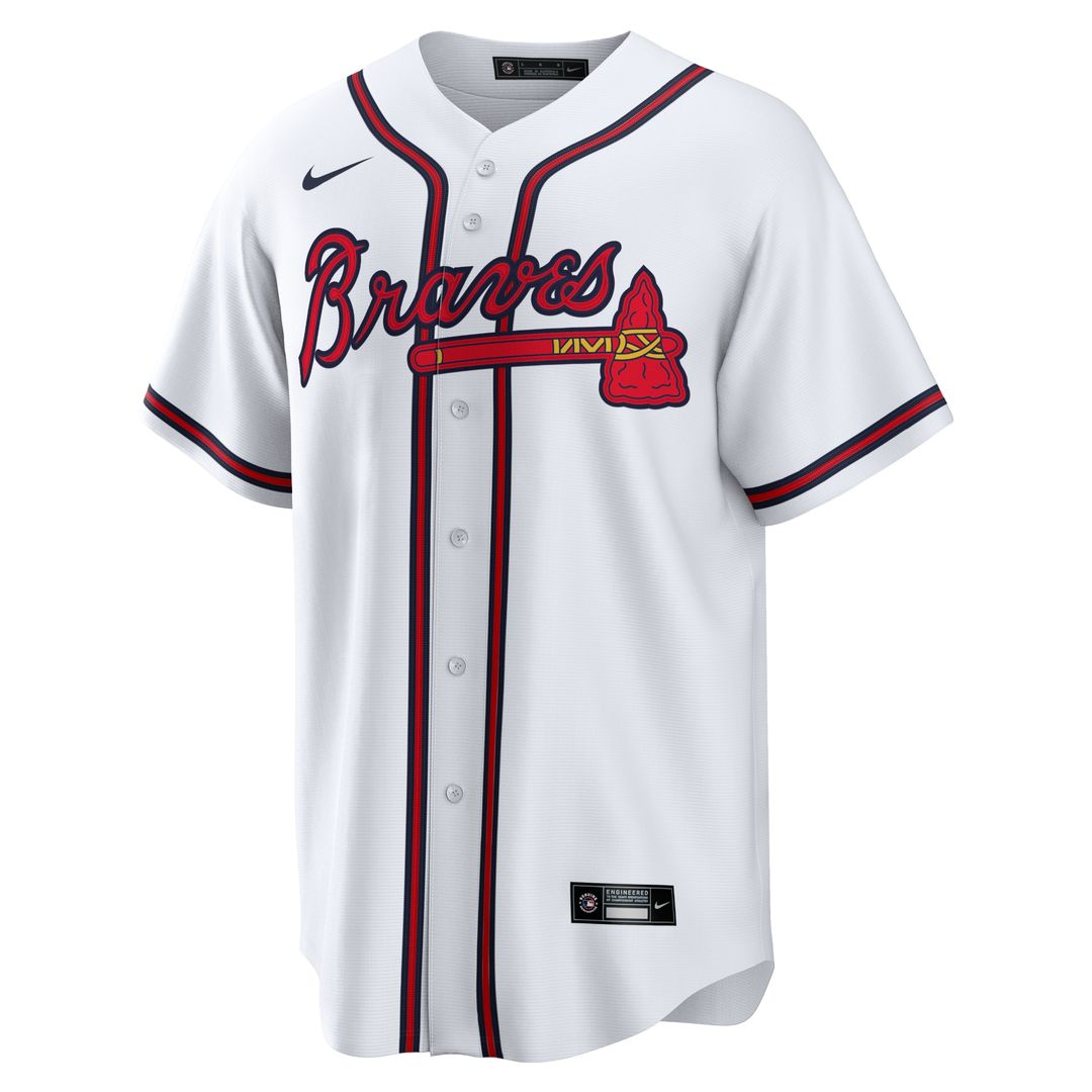 Atlanta Braves Ronald Acuna Jr. Nike Home Replica Player Name Jersey - White Team Jersey Sports Fan Apparel