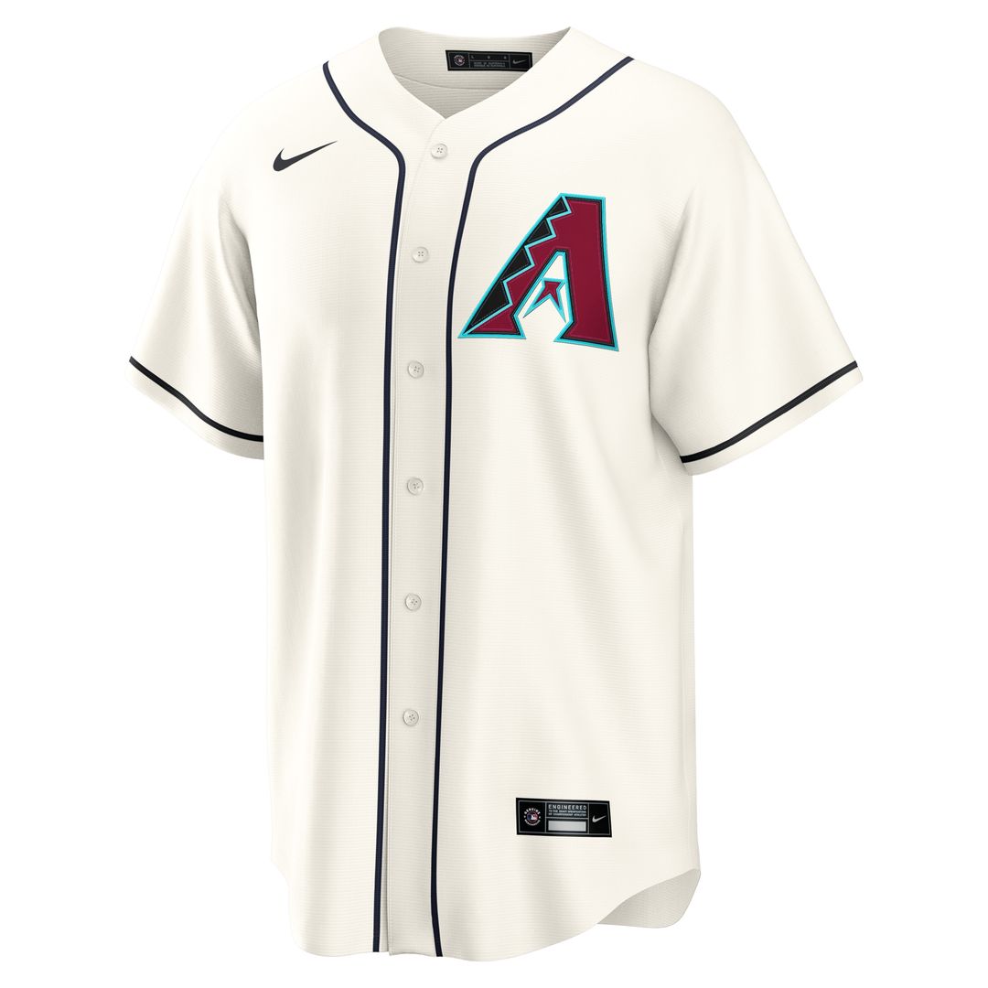 Arizona Diamondbacks Nike Home Custom Replica Jersey - Cream Team Jersey Sports Fan Apparel