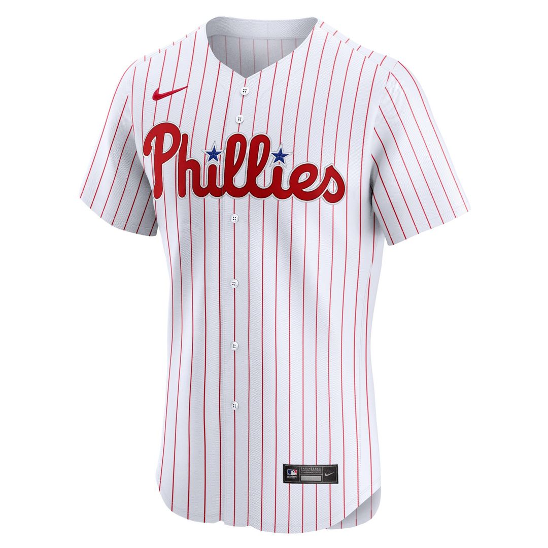 Philadelphia Phillies Nike Home Elite Jersey - White Team Jersey Sports Fan Apparel