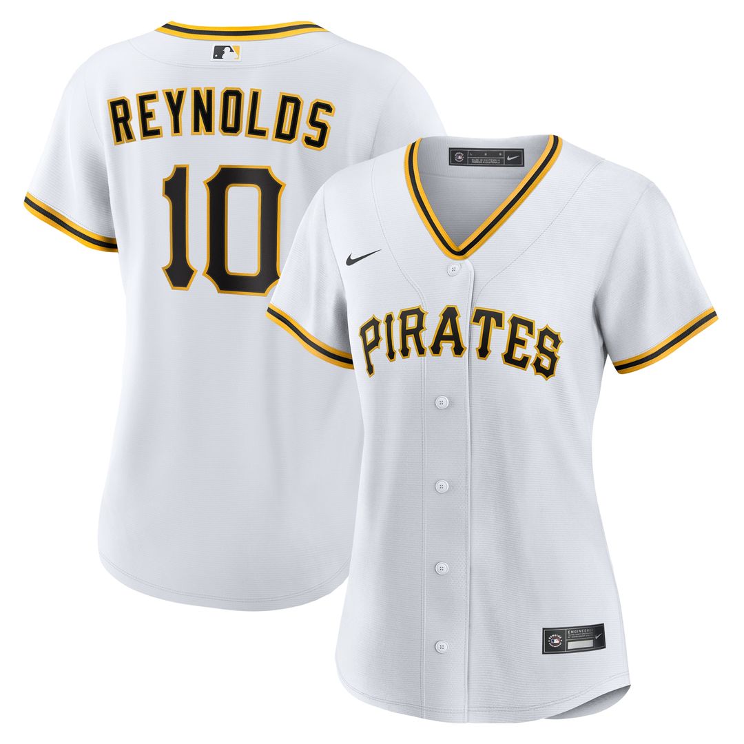Pittsburgh Pirates Bryan Reynolds Nike Women's Home Replica Jersey - White Team Jersey Sports Fan Apparel